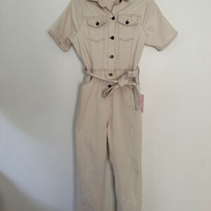 Avec Les Filles Beige Denim Jumpsuit – Size 29

New with tags